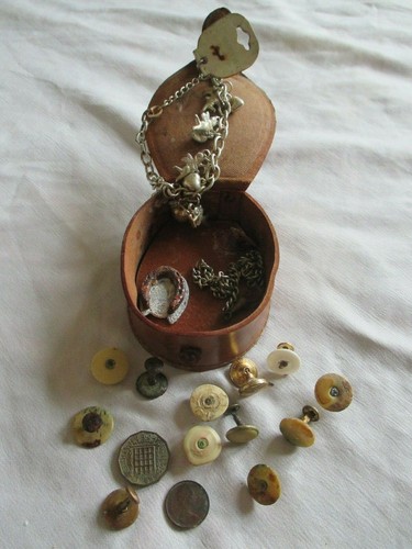 Scatola custodia vintage tan - scatola/custodia,