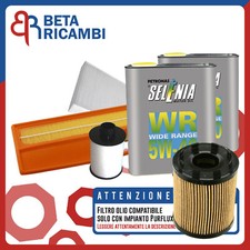 Kit Tagliando Fiat Punto 1.3 Multijet Filtri 4 Olio Selenia 5W40 (IMP. PURFLUX)