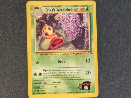 Lotto carte pokemon erika - carte,