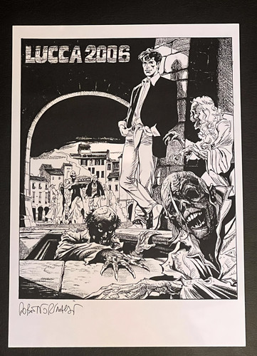 Stampa dylan dog roberto - dog,