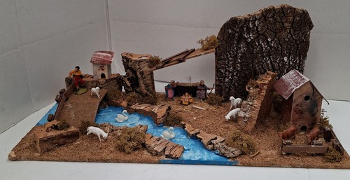 Ambientazione presepe con - ambientazione,