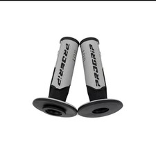 COPPIA MANOPOLE PROGRIP GRIGIE MX 801 CROSS Motocross Moto Scooter 