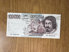 BANCONOTA LIRE 100000