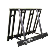 Portabiciclette da pavimento e da furgone. richiudibile, 4 posti, Ramoon rampe