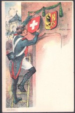 1914 SVIZZERA, Cartolina commemorativa 100. Anniversario Città di Ginevra, Intere