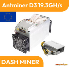 Antminer D3 19,3 GH/s DASH