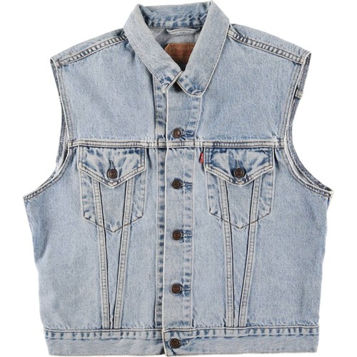 Gilet levi denim uomo - gilet,
