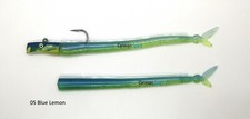 ARTIFICIALE SPINNING EEL ATTACK SET M 125 MM SEIKA 05 BLUE LEMON AGUGLIA PESCA