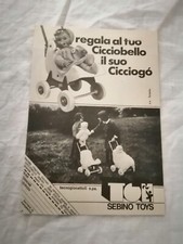 PUBBLICITA' ORIGINALE ADVERTISING BAMBOLOTTO "CICCIOBELLO" SEBINO anni 70/80