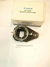 Canon MARCA Slide Duplicator ORIGINALE CANON NUOVO in SCATOLA ORIGINALE