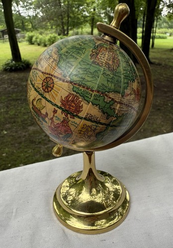 Antico mappamondo mondo mappa - antico,