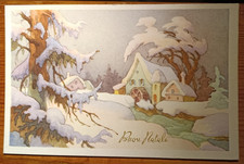 M73 CHRISTMAS POSTCARD: SNOWY