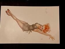 1942 Vintage VARGA GIRL Postcard Esky Set 7, Cards  3 . ORIGINAL