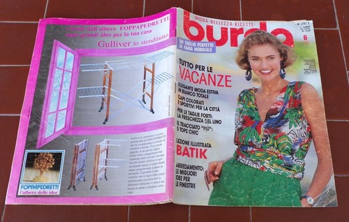 Rivista burda giugno 1990 - rivista,