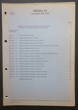 Lancia Thema V6 schede diagnosi accensione Bosch EZ 115 K analyzer PR01