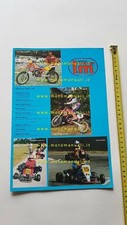 TM produzione modelli Cross Enduro 1989 depliant originale moto brochure