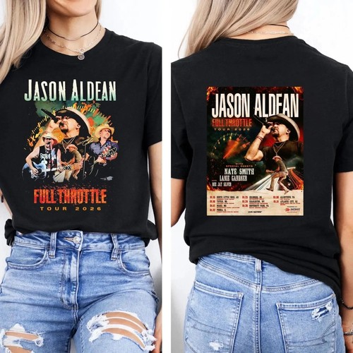 Maglietta grafica jason aldean - maglietta,