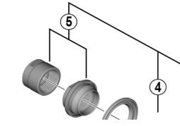Dado cono bloccaggio - dado, e