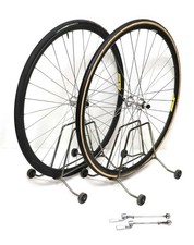 Campagnolo Croce d'Aune / Omega Strada - vintage clinchers aero wheel set VGC