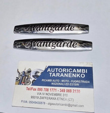 1 EMBLEMA CROMATA PARAFANGO LATERALE NUOVO MERCEDES AVANTGARDE BADGE CLASSE A