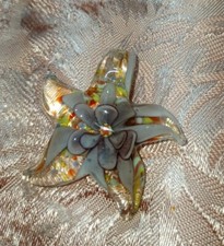 CIONDOLO 🌟 STELLA -VETRO DI MURANO.,