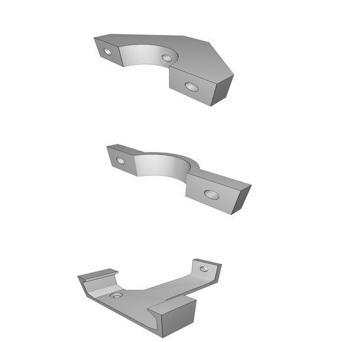 Staffa supporto bastone sci - supporto,
