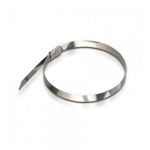 100 fascette acciaio inox - acciaio,