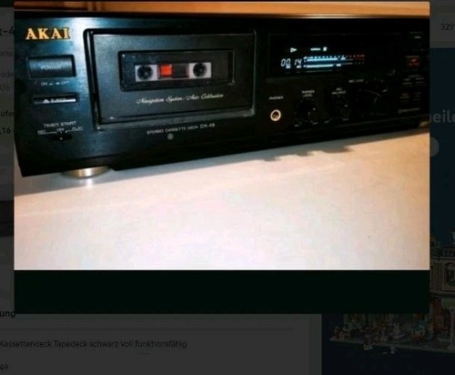 Akai cassette deck - akai, dx-49