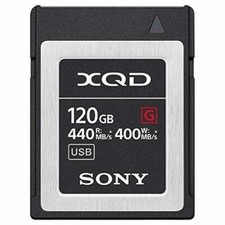 Scheda di memoria Sony 120 GB serie G XQD