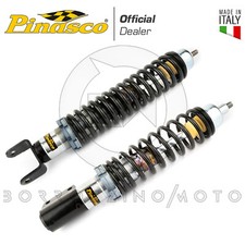 AMMORTIZZATORI ANTERIORE POSTERIORE VESPA PX 125 150 200 PINASCO REGOLABILE NERO