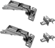 Pair of furniture hinges dish