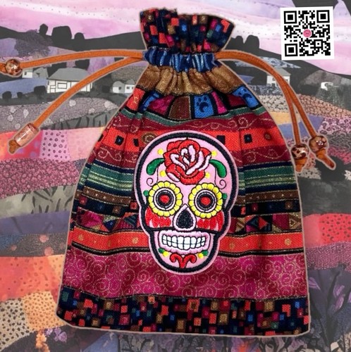 Borsa boho teschio zucchero - borsa,