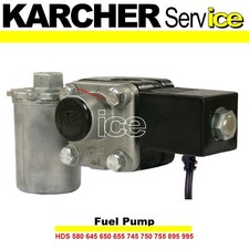 KARCHER HDS 580 645 650 655 750 755 POMPA CARBURANTE & SOLENOIDE 6.472-925.0 IN SENSO ORARIO