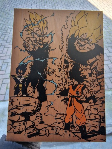 Quadro inciso dragon ball - quadro,