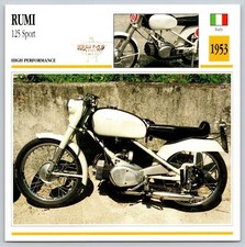 Rumi 125 Sport 1953 Italy