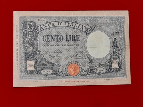 100 lire barbetti - grande, b