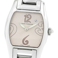 Orologio Uomo GIRARD PERREGAUX Richeville 2655 Data Quadrante Rosa Quarzo_871643