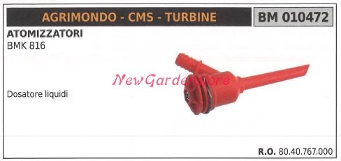 Dosatore liquido atomizzatore