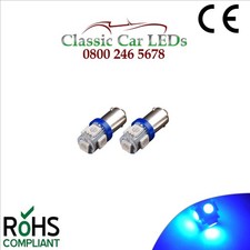 2 lampadine marcatore tetto esterno led ford transit mk7 06-12 blu 233 989 t4w