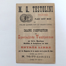 c1900 MQ Testolini Artigiani