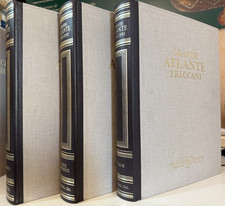GRANDE ATLANTE TRECCANI - ISTITUTO ENCICLOPEDIA ITALIANA - 3 VOLUMI (CON CD)