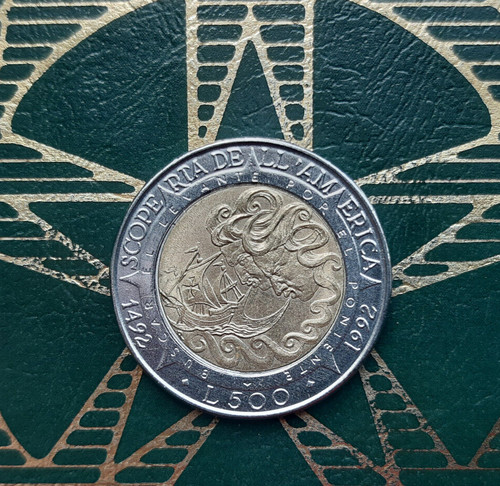 500 lire 1992 - (£),