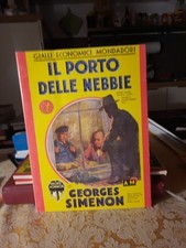GIALLO GIALLI ECONOMICI MONDADORI IL PORTO DELLE NEBBIE N. 4 Anastatica