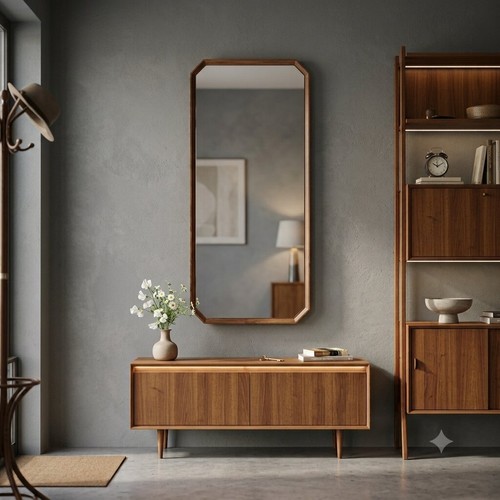 Specchio vintage rettangolare - vintage,