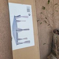 GAZEBO 3x4m in Acciaio con tende copertura 