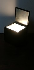 Lampada “Cubo luce” nera