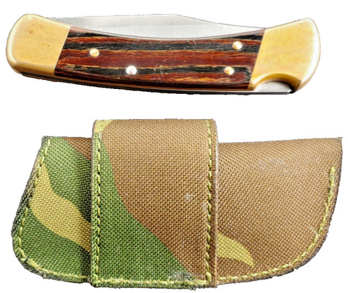 Buck 110 fodero coltello pelle