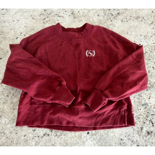 Felpa girocollo rossa