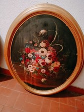 2 Quadri ovali dipinti ad olio
