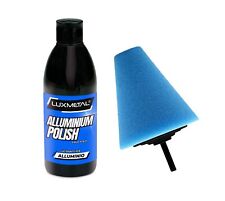 Kit Lucidatura Alluminium Polish Lucidante per Alluminio 250gr + Cono Tampone
